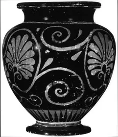 STAMNOS (ATHENIAN, BLACK-FIGURE)