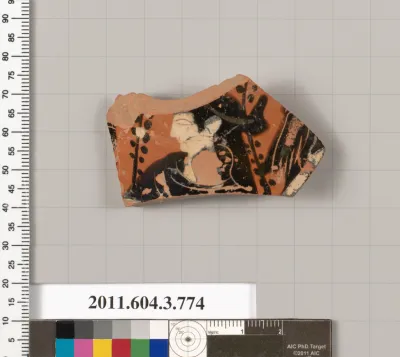 Terracotta fragment of an oinochoe (jug)