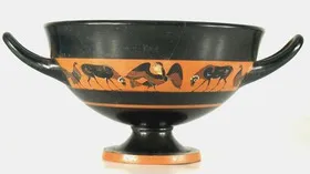 CUP SKYPHOS (ATHENIAN, BLACK-FIGURE)