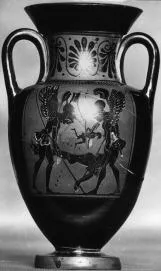 AMPHORA, NECK (ATHENIAN, BLACK-FIGURE)
