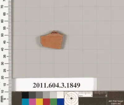 Terracotta fragment of a kylix: Lip cup (drinking cup)