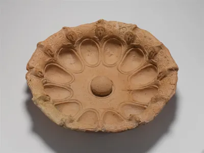 Terracotta phiale (libation bowl)