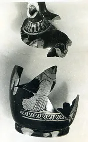 LEKYTHOS, SQUAT, FRAGMENT (ATHENIAN, RED-FIGURE)