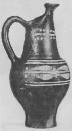 OINOCHOE (ETRUSCAN, BLACK GLAZE)