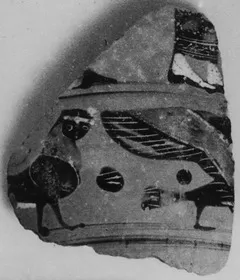 LOUTROPHOROS, FRAGMENT (ATHENIAN, BLACK-FIGURE)