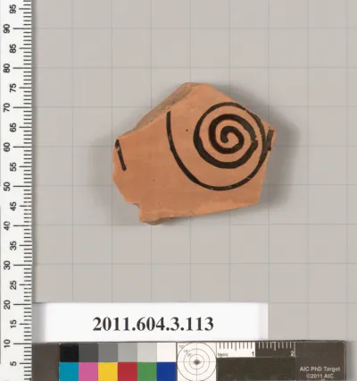 Terracotta fragment of an amphora (jar)