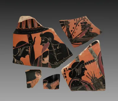 Five Fragments from Four Painted Vases