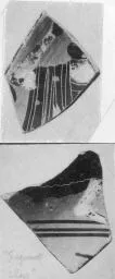 CUP, STEMLESS, FRAGMENTS (ATHENIAN, BLACK-FIGURE)