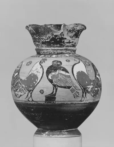 Terracotta oinochoe (wine jug)