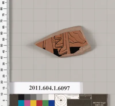 Terracotta fragment of a kylix (drinking cup)