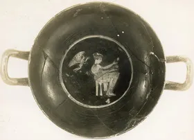 CUP, STEMLESS (ATHENIAN, RED-FIGURE)