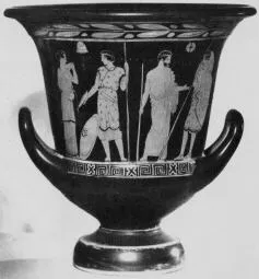 KRATER, CALYX (ATHENIAN, RED-FIGURE)