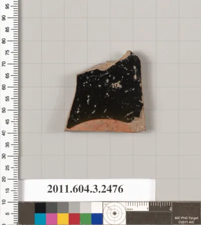 Terracotta fragment of a kylix (drinking cup)