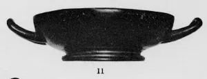 CUP, STEMLESS (ATHENIAN, BLACK GLAZE)