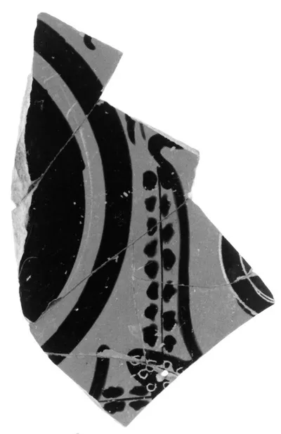 Attic Black-Figure Eye Cup Fragment