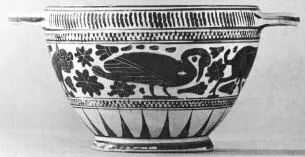 SKYPHOS (CORINTHIAN, BLACK-FIGURE)