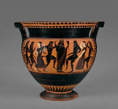 Attic Black-Figure Column Krater