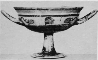 CUP (ETRUSCAN, BLACK-FIGURE)