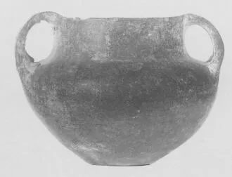 AMPHORA, BELLY (ETRUSCAN, BUCCHERO)