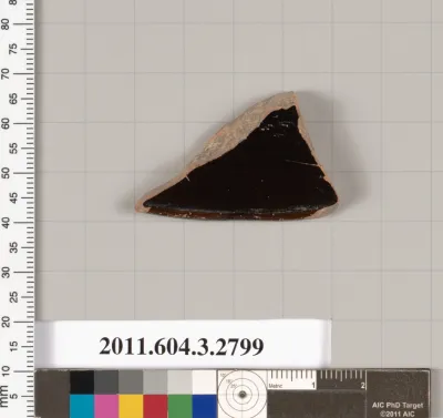 Terracotta fragment of a plate?