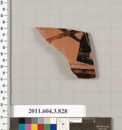 Terracotta fragment of a lekythos (oil flask)