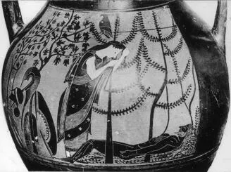 AMPHORA, BELLY, TYPE B (ATHENIAN, BLACK-FIGURE)