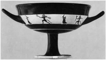 CUP, LITTLE MASTER BAND (ATHENIAN, BLACK-FIGURE)