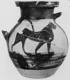 AMPHORA, BELLY, FRAGMENT (ATHENIAN, BLACK-FIGURE)