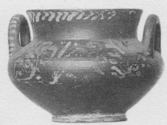 KRATER (SOUTH ITALIAN, APULIAN, BLACK GLAZE)