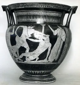 KRATER, COLUMN (ATHENIAN, RED-FIGURE)
