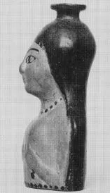 FIGURE VASE, ALABASTRON (EAST GREEK)