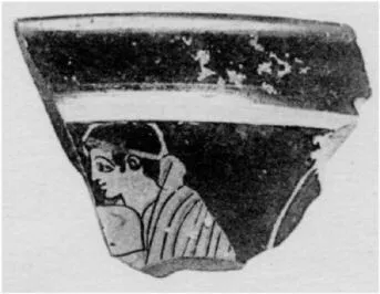 CUP C, FRAGMENT (ATHENIAN, RED-FIGURE)