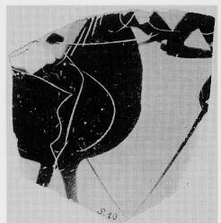 OLPE, FRAGMENT (ATHENIAN, BLACK-FIGURE)