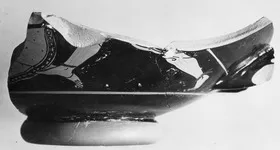 KANTHAROS, FRAGMENT (ATHENIAN, RED-FIGURE)