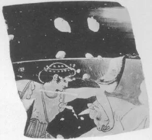 CUP, FRAGMENT (ATHENIAN, RED-FIGURE)