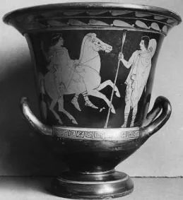 KRATER, CALYX (ATHENIAN, RED-FIGURE)