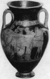 AMPHORA, BELLY, TYPE A (ATHENIAN, RED-FIGURE)