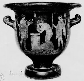 KRATER, BELL (SOUTH ITALIAN, APULIAN, RED-FIGURE)