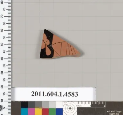 Terracotta fragment of a kylix (drinking cup)