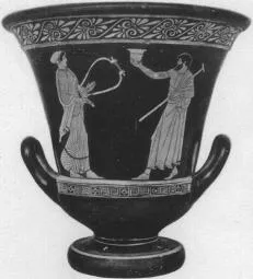 KRATER, CALYX (ATHENIAN, RED-FIGURE)