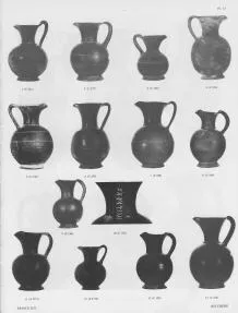 OINOCHOE (ETRUSCAN, BUCCHERO)