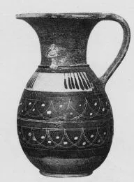 OLPE (ETRUSCO-CORINTHIAN, BLACK-FIGURE)