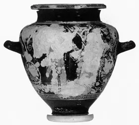 STAMNOS (ATHENIAN, RED-FIGURE)