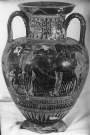 AMPHORA, NECK (ATHENIAN, BLACK-FIGURE)