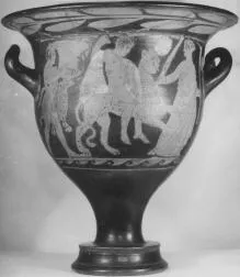 KRATER, BELL (ATHENIAN, RED-FIGURE)