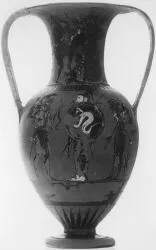 AMPHORA, NECK (ATHENIAN, BLACK-FIGURE)