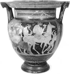 KRATER, COLUMN (ATHENIAN, RED-FIGURE)