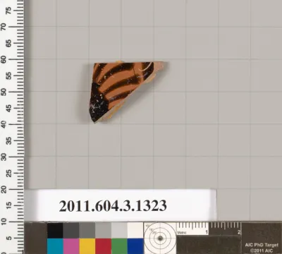 Terracotta fragment of a skyphos (deep drinking cup)
