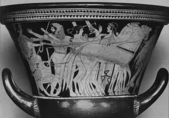 KRATER, CALYX (ATHENIAN, RED-FIGURE)