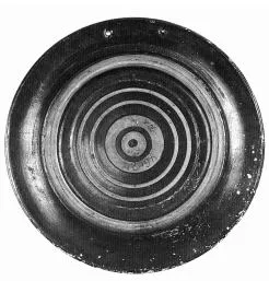 PLATE (ATHENIAN, BLACK GLAZE)